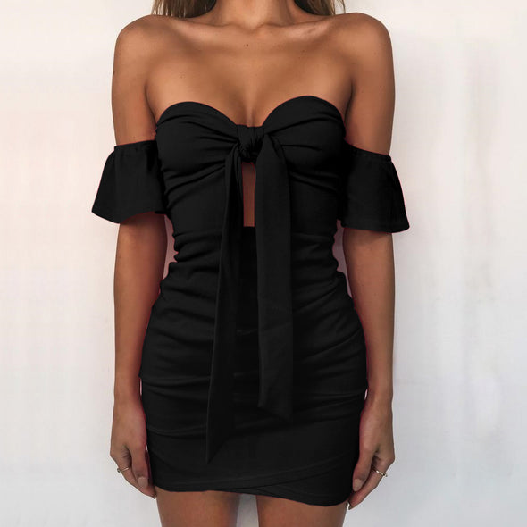 Women's Bandage Tube Top Bodycon Dresses