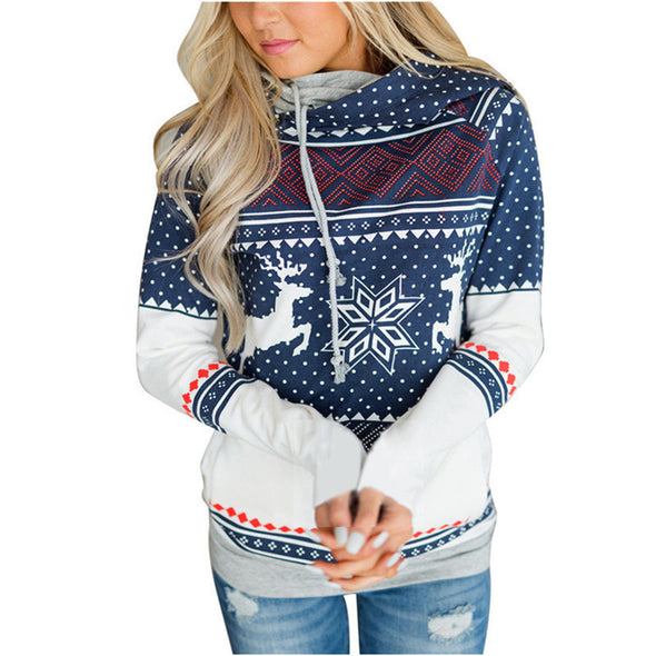 Christmas Long Sleeve Hooded Sweater