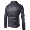 Boutique Stand Collar Leather Men's Jacket