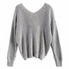 Women Twisted Back Knitted Sweaters