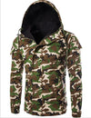 British Trend Camouflage Men's Hooded Large Size Jacket