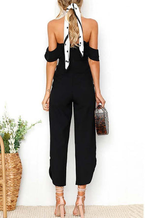 Black Sexy Stylish Off Shoulder Jumpsuit