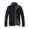 Cotton Double-faced Stand Collar Men's Jacket