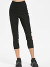 New slim webbing Cropped pants