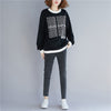 O-Neck Loose Casual Print Sweatshirt