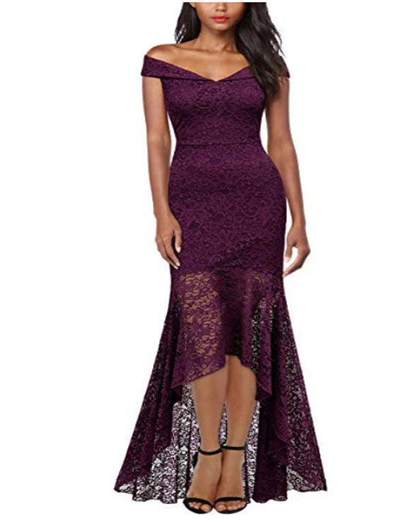 Sexy Strapless Fishtail Long Evening Dress