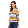 Fashion Stripe Round Neck Knitting Sweaters