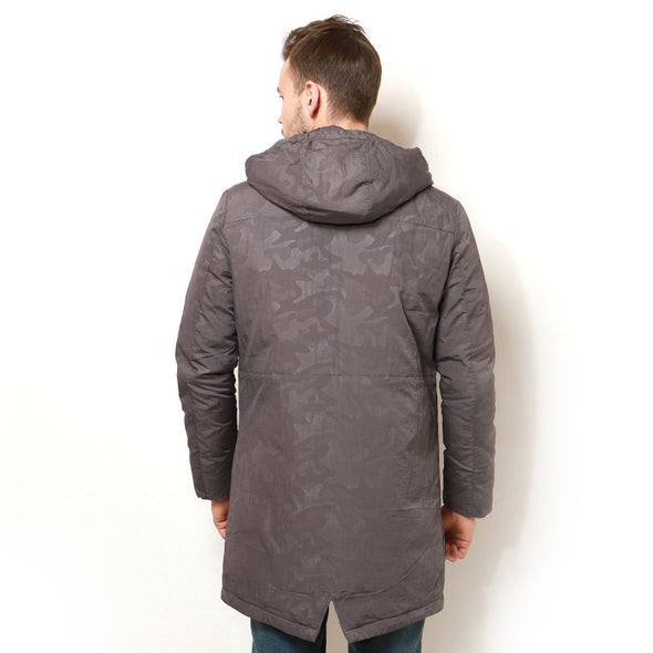 Men's Hooded Zip Down Jacket