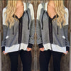 Long Sleeve Zipper Hoodie Sweater Coat