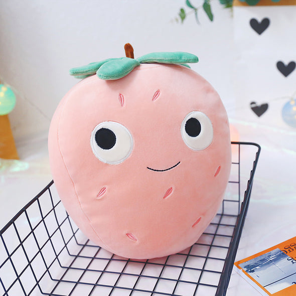 Cartoon Plush Fruit Pillow