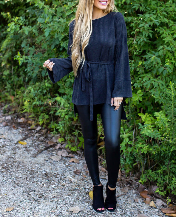 Loose Long Sleeve O-Neck Sweater