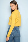 Simple Rabbit Velvet Round Neck Long Sleeve Sweaters