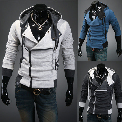 Men's Slim Lapel Hoodies