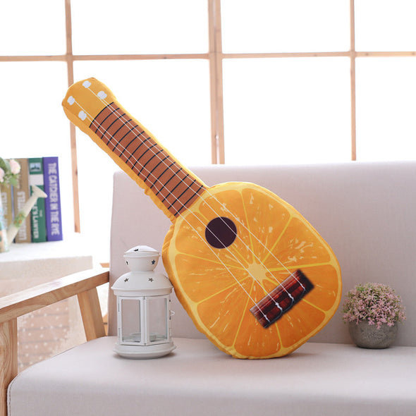 Guitar Fruit Pillow