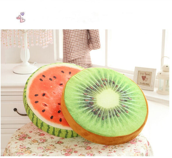 Cartoon Fruit Plush Pillow