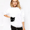 Long Sleeve Printed O-Neck Sweater