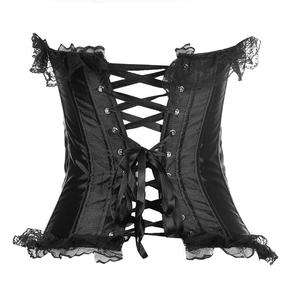 Sexy Bow Lace Abdomen Shaping Girdle Corset