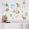 Cartoon Animal Decorative Wall Sticker