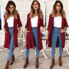 New Casual Long Trench Coat Jacket