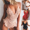 New Sexy Strap Lace Stitching Bodysuits