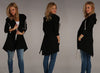 Fashion Hooded Long Sleeved Solid Color Cardigan