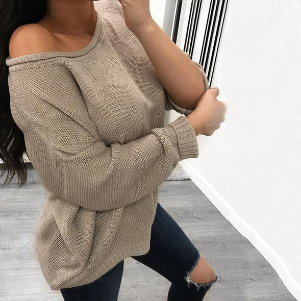 Solid Color Loose Home Comfort Sweater