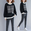 O-Neck Loose Casual Print Sweatshirt