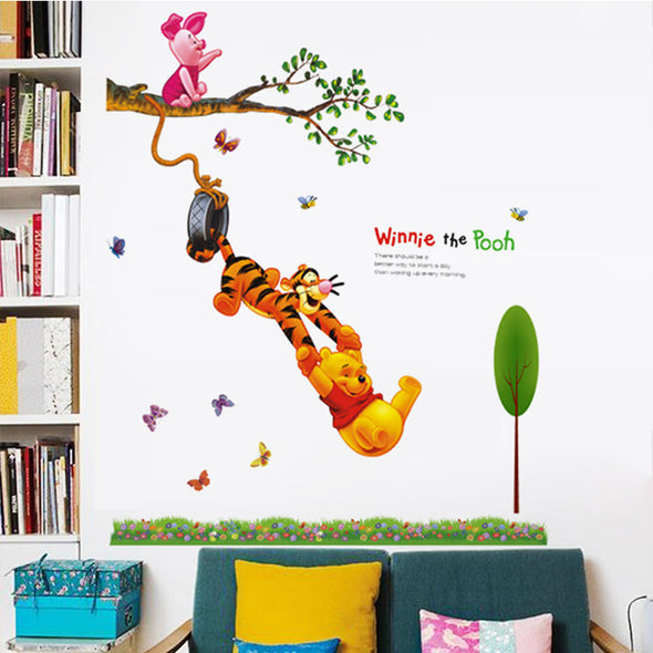 Cartoon Winnie The Pooh Wall Sticker