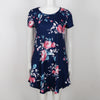 Short Sleeve Printed A-Line Dress