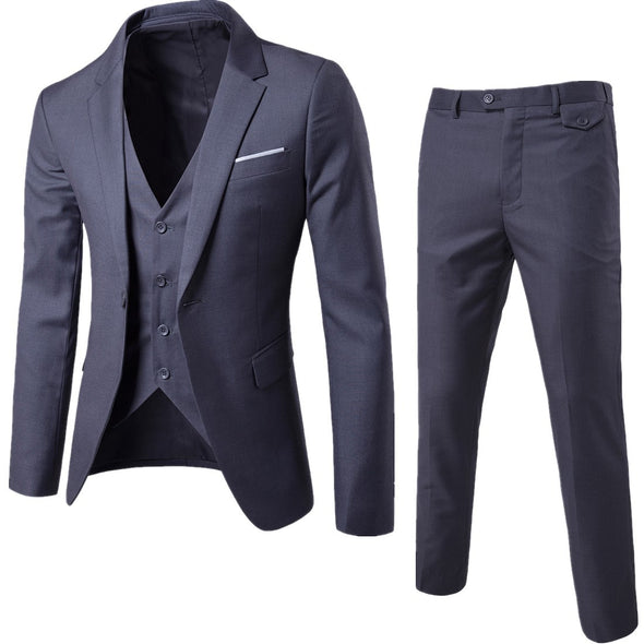 Business Casual Three-piece Suit