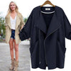 Fashion long 2/3 sleeve trench coat