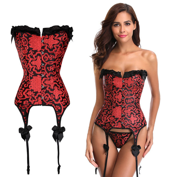 Palace Red totem Abdomen Shaping Girdle Corset