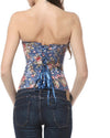 Women's Tube Top Print Corset