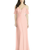 Chiffon Pure Color Sleeveless Spaghetti Straps Party Dress