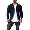 Men's Solid Color Casual Knit Cardigan