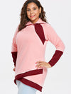 Solid Color Zipper Long Sleeve Sweatshirt