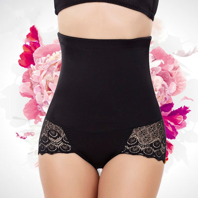 Women's High Waist Breathable Lace Panties