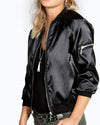 Solid Color Fashion Zipper Lapel Jacket