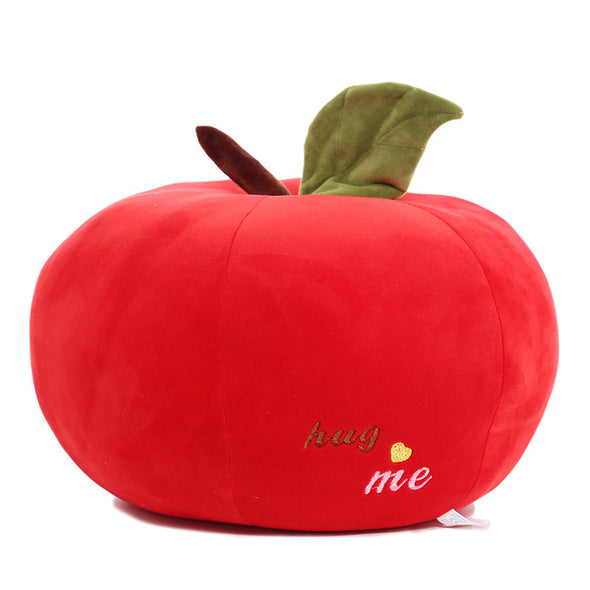 Apple Round Down Cotton Pillow