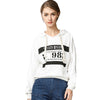 Casual Letter Print Long Sleeve Hoodies