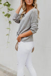 Asymmetric Hem  Plain  Casual  Cardigans