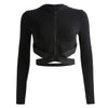 Tight-fitting Zipper Hooded Women's Jacket