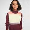 Women's  knitted long-sleeved dress