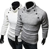 New Turtleneck Button Men's Sweater