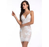 Women's Sexy V-neck Halter Halter Sequin Dress