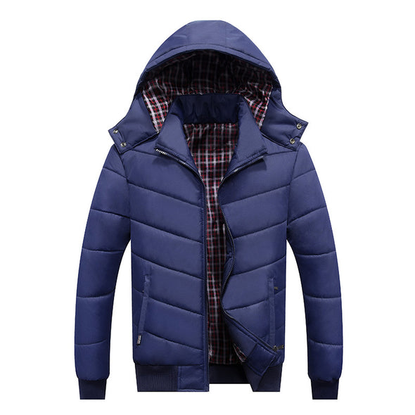 Waterproof Zipper Hooded Down Jacket