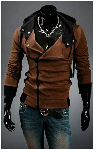 Men's Slim Lapel Hoodies