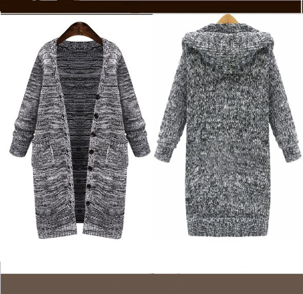 New Plus Size Sweater Coat Cardigan