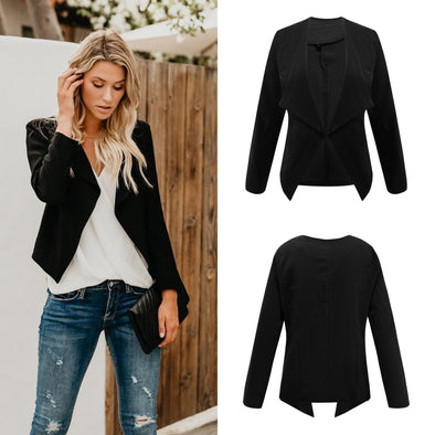 Fashion Long Sleeve Cardigan Cotton Jacket