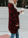 Fashion Stripes Cardigan Sweater Tops